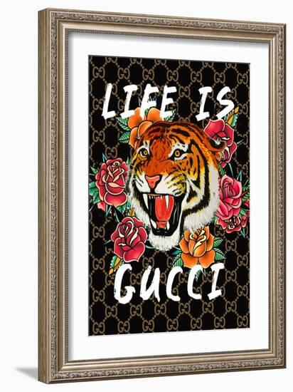 Life is Tiger I-Madeline Blake-Framed Art Print