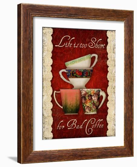 Life is too Short-Kate Ward Thacker-Framed Giclee Print