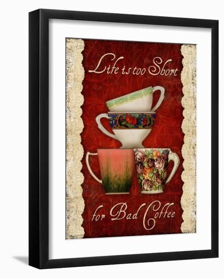 Life is too Short-Kate Ward Thacker-Framed Giclee Print