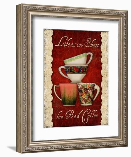 Life is too Short-Kate Ward Thacker-Framed Giclee Print