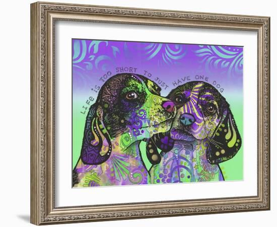 Life Is Too Short-Dean Russo-Framed Giclee Print