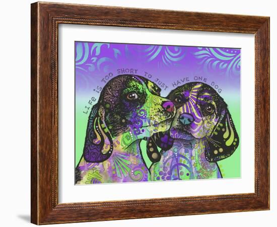 Life Is Too Short-Dean Russo-Framed Giclee Print