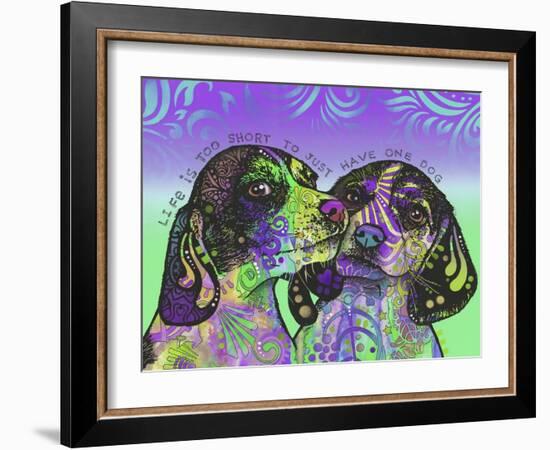 Life Is Too Short-Dean Russo-Framed Giclee Print