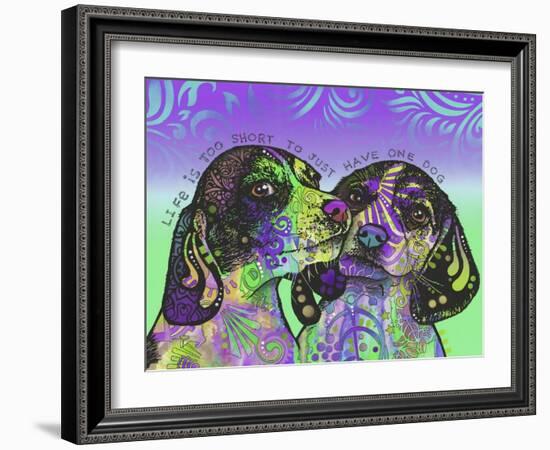 Life Is Too Short-Dean Russo-Framed Giclee Print