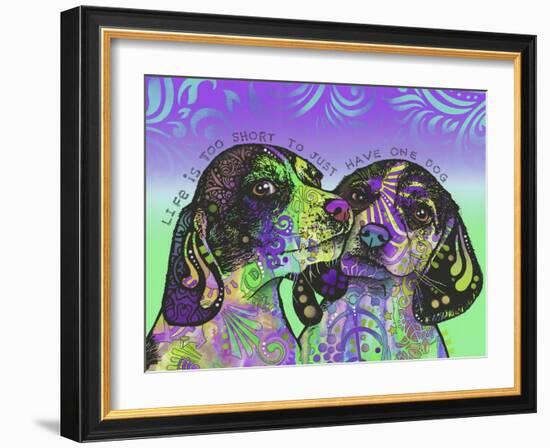 Life Is Too Short-Dean Russo-Framed Giclee Print