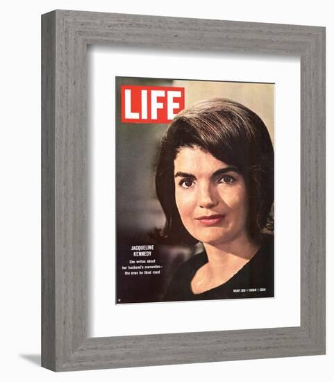 LIFE Jacqueline Kennedy 1964-null-Framed Premium Giclee Print