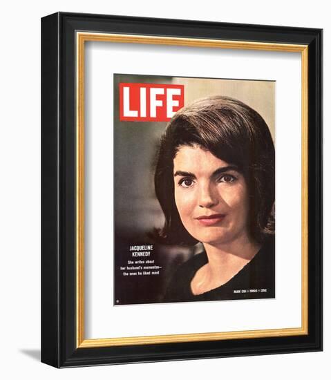 LIFE Jacqueline Kennedy 1964-null-Framed Premium Giclee Print