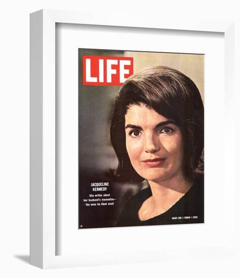 LIFE Jacqueline Kennedy 1964-null-Framed Premium Giclee Print