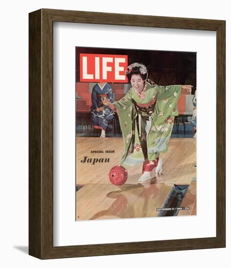 LIFE Kimono Lady - Japan 1964--Framed Art Print