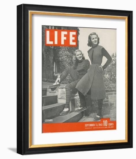 LIFE Leotard Fashion 1943-null-Framed Art Print
