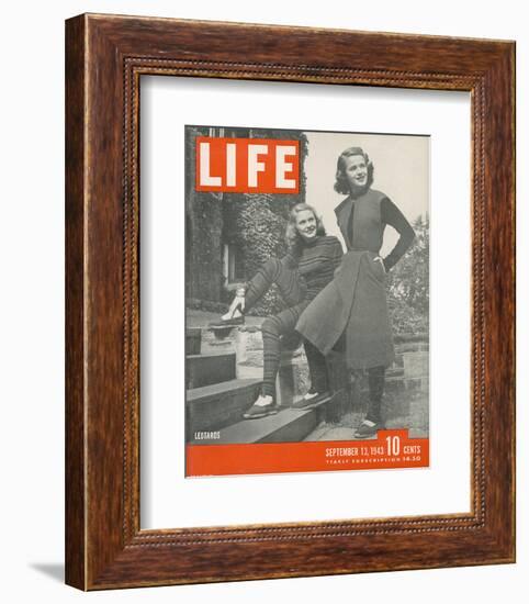 LIFE Leotard Fashion 1943-null-Framed Premium Giclee Print