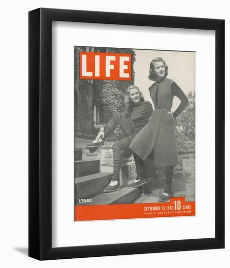 LIFE Leotard Fashion 1943-null-Framed Premium Giclee Print