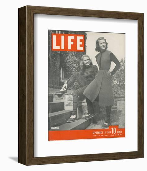 LIFE Leotard Fashion 1943-null-Framed Premium Giclee Print