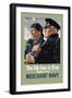 Life-Line is Firm, Thanks to the Merchant Navy-null-Framed Art Print