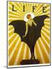 Life Magazine Cover Bat Girl Yellow-Vintage Apple Collection-Mounted Giclee Print