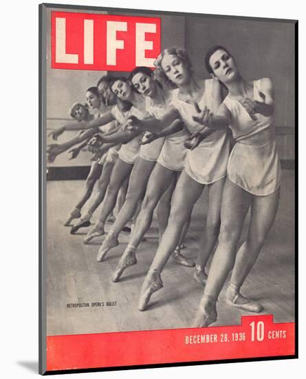 LIFE Metropolitan's opera Ballet-null-Mounted Art Print