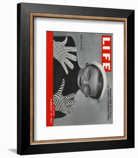 LIFE News in Gloves 1952-null-Framed Premium Giclee Print