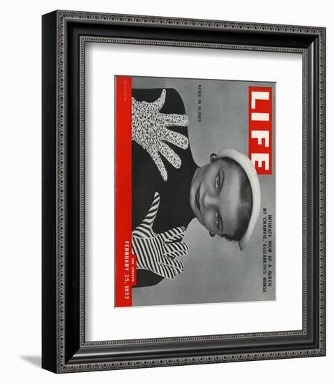 LIFE News in Gloves 1952-null-Framed Premium Giclee Print