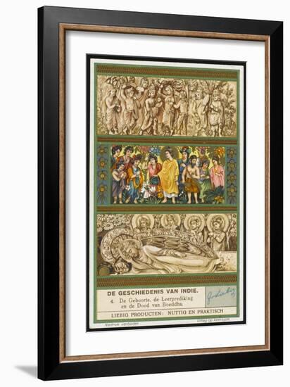 Life of Buddha-null-Framed Art Print