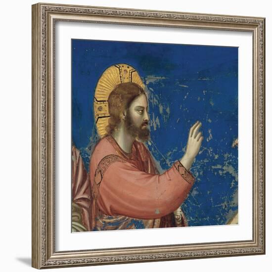 Life of Christ, Raising of Lazarus-Giotto di Bondone-Framed Art Print