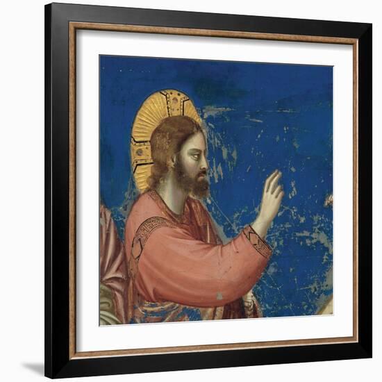 Life of Christ, Raising of Lazarus-Giotto di Bondone-Framed Art Print