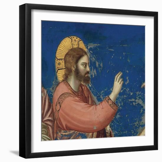 Life of Christ, Raising of Lazarus-Giotto di Bondone-Framed Art Print