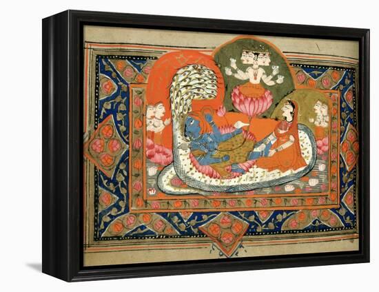 Life of Krishna, C18th - 19th Century-null-Framed Premier Image Canvas