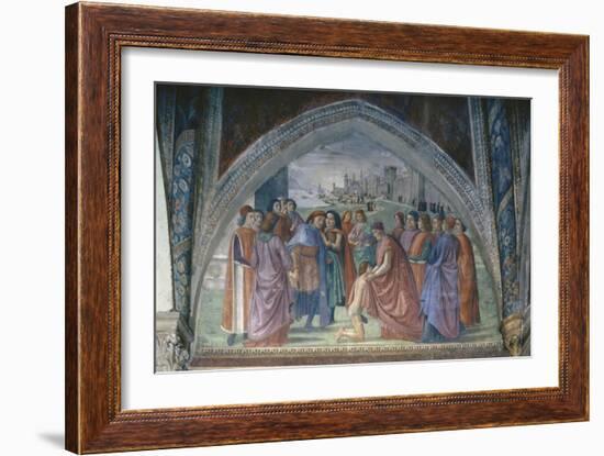 Life of Saint Francis-Domenico Ghirlandaio-Framed Giclee Print