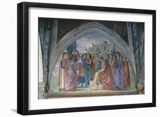 Life of Saint Francis-Domenico Ghirlandaio-Framed Giclee Print