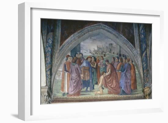 Life of Saint Francis-Domenico Ghirlandaio-Framed Giclee Print