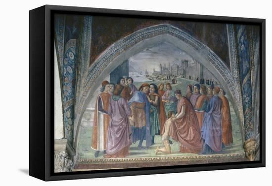 Life of Saint Francis-Domenico Ghirlandaio-Framed Premier Image Canvas