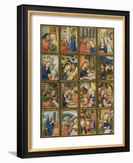 Life of the Virgin, from the 'Stein Quadriptych'-Simon Bening-Framed Giclee Print