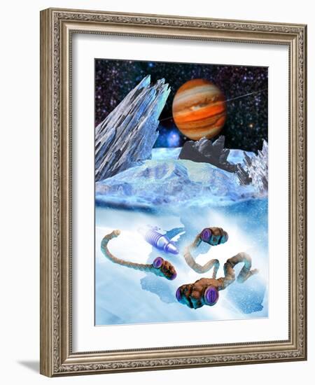 Life on Europa-Victor Habbick-Framed Photographic Print