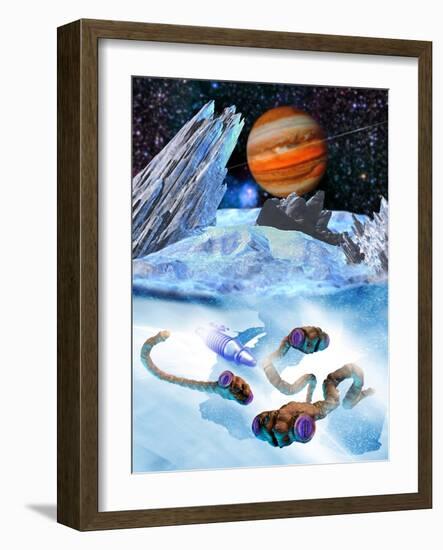 Life on Europa-Victor Habbick-Framed Photographic Print