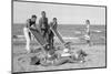 Life on the beach of Cesenatico, Italy,1960.-Erich Lessing-Mounted Photographic Print