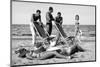 Life on the beach of Cesenatico, Italy.-Erich Lessing-Mounted Photographic Print