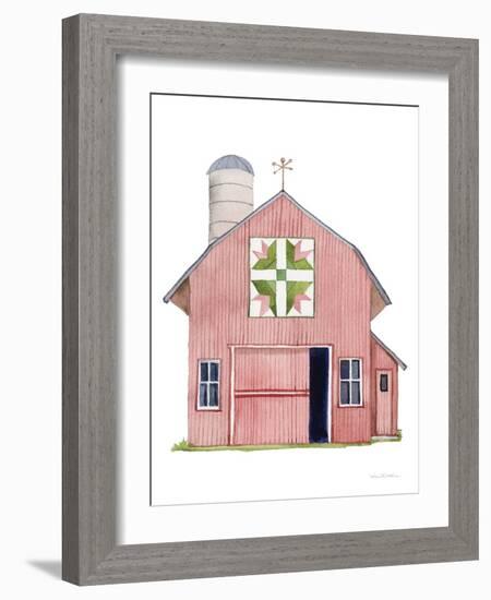 Life on the Farm Barn Element I-Kathleen Parr McKenna-Framed Art Print