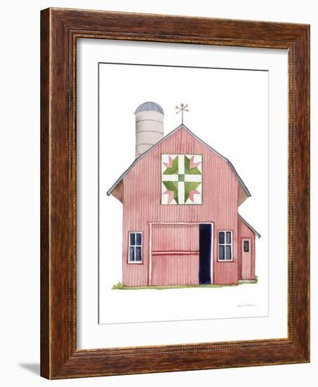 Life on the Farm Barn Element I-Kathleen Parr McKenna-Framed Art Print