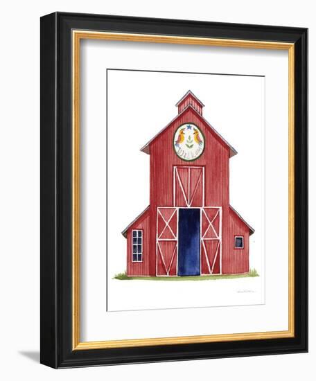 Life on the Farm Barn Element II-Kathleen Parr McKenna-Framed Premium Giclee Print