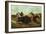 Life on the Prairie, the Buffalo Hunt, 1862-Currier & Ives-Framed Giclee Print