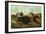 Life on the Prairie, the Buffalo Hunt, 1862-Currier & Ives-Framed Giclee Print