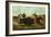 Life on the Prairie, the Buffalo Hunt, 1862-Currier & Ives-Framed Giclee Print