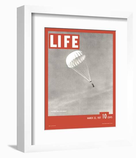 LIFE Parachute Test 1937-null-Framed Premium Giclee Print