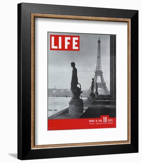 LIFE Paris Eiffel Tower 1946-null-Framed Premium Giclee Print