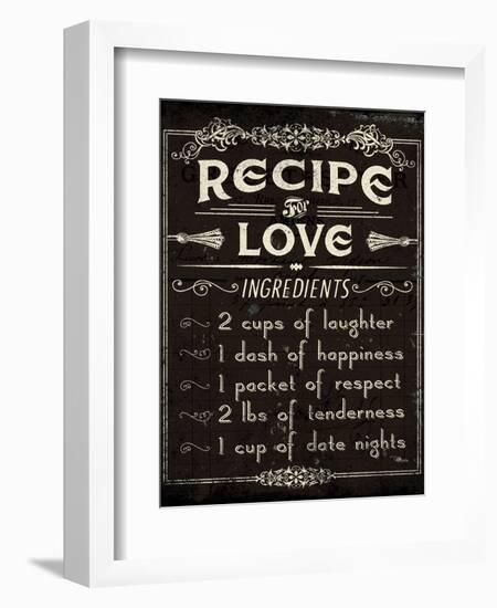 Life Recipes I-Jess Aiken-Framed Premium Giclee Print