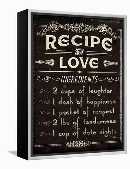 Life Recipes I-Jess Aiken-Framed Stretched Canvas