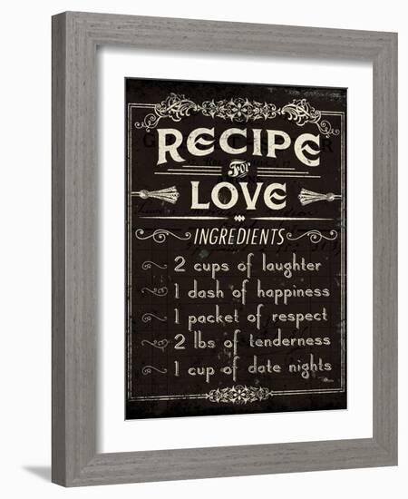 Life Recipes I-Jess Aiken-Framed Art Print