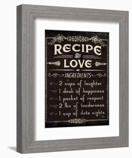 Life Recipes I-Jess Aiken-Framed Art Print