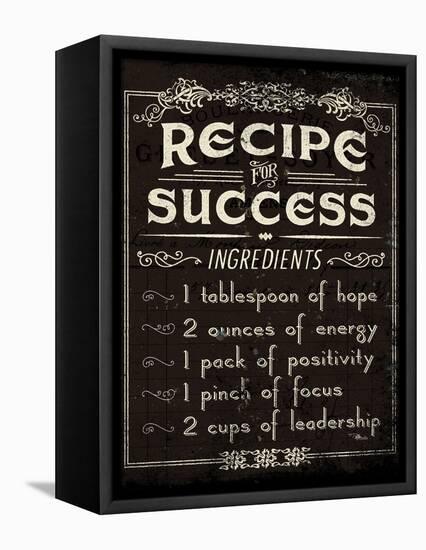 Life Recipes II-Jess Aiken-Framed Stretched Canvas