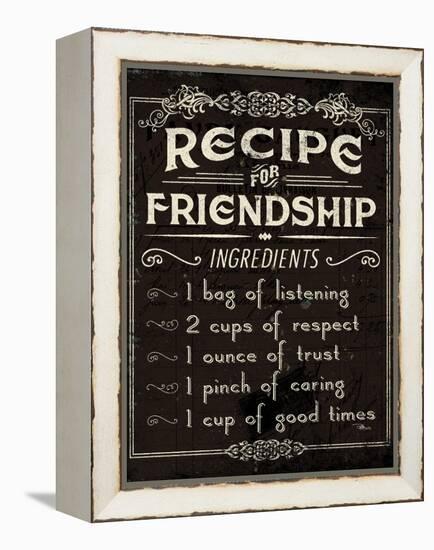 Life Recipes III-Jess Aiken-Framed Stretched Canvas